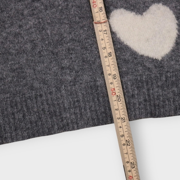 Madewell Heart Dot Balloon-Sleeve Pullover Alpaca Wool Sweater Womens Size XXS - Picture 9 of 13